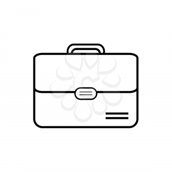 Business briefcase vector icon. Vector EPS 10