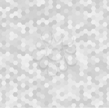 Seamless grey pentagon background. Vector EPS 10