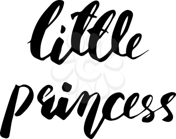Little Princess lettering design. Modern brush style. Vector illustration