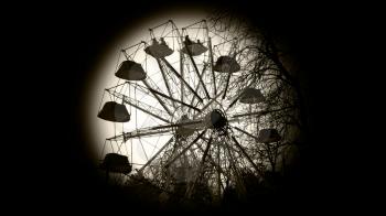 Faris wheel in the dark 