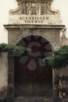 Durnstein (Dürnstein), Austria - July 07 2018: – Old Kuenringer Tavern Wich Date From Year 1437  Stock Editorial Photo