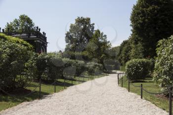 Schonbrunn Palace or Schloss Schönbrunn. Park, Garden Trail