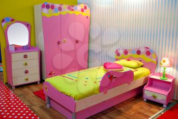 New modern colorful children room
