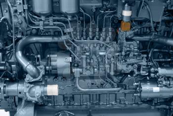 Ship power engine close detail