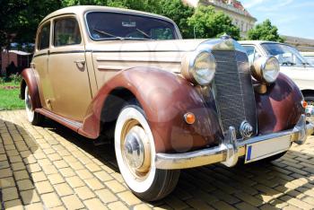 Exclusive rarity vintage oldtimer car