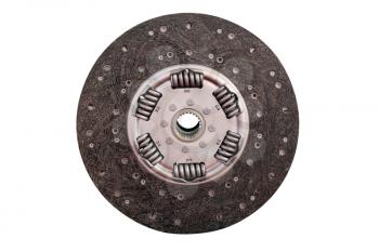 car parts clutch disc isolated on white