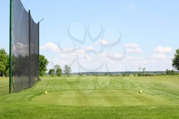 golf course summer landscape