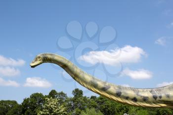 long neck brontosaurus dinosaur