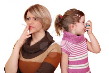 Smoking can cause asthma in children 