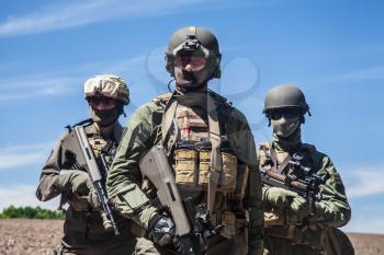 Group of jagdkommando soldiers Austrian special forces 