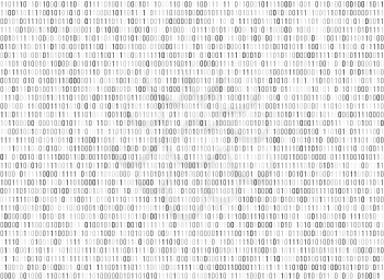 Binary matrix computer data code vector seamless background. Binary code for programming, illustration of digital code