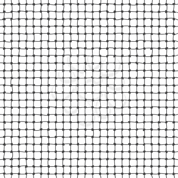 Rope net vector seamless pattern. Marine mesh form thread illustration