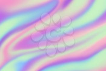Holographic background. Iridescent hologram texture. Holography chrome foil colors. Abstract vector backdrop hologram texture, holographic holography gradient illustration