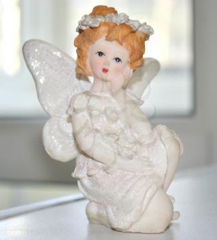 Porcelain figure of the little girl
