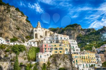 Amalfi- city in the rocks