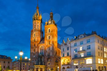 Saint Mary's church in Krakow, Poland 
