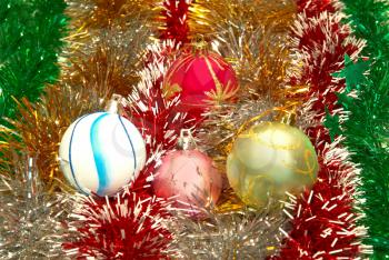 Christmas decoration can be used for background