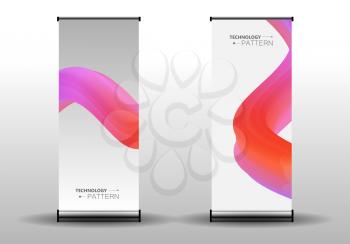 Vector wave abstract background. Design creative template.