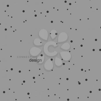 Abstract connect polygonal network background with dots and lines.