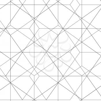 Vector abstract hexagon pattern background.
