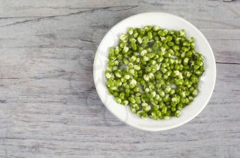 Sprouted mung beans. Sprouted mung beans on white plate. Mung beans sprouts background. Bean sprouts. Green radiata vigna.
