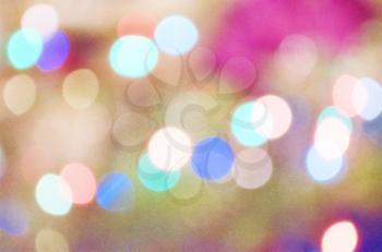 Abstract festive background with bokeh defocused lights. Blurred bokeh background