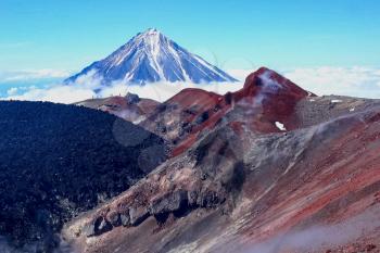 The nature of Kamchatka, the mountains and volcanoes of Kamchatka