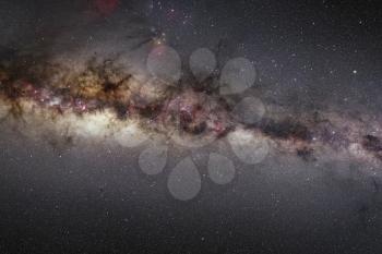 Galaxy is a milky way in space. The universe in the representation of computer graphics.