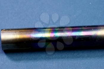 tungsten rod with a colored oxide film