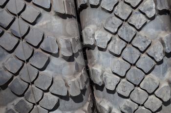 Tread car tires close up wheel profile structure background