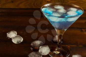 Cocktail Blue Lagoon. Blue cocktail. Blue curacao liqueur. Blue Martini. Blue margarita. Blue Hawaiian cocktail
