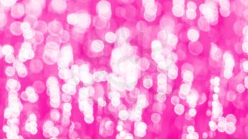 Feminine pink glittering glamour background. Pink bokeh abstract texture.