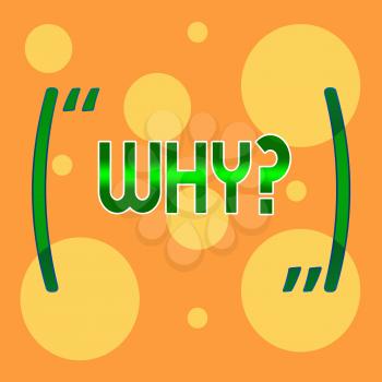 Text sign showing Whyquestion. Business photo showcasing Asking for specific answers of something interrogate inquire Different Sizes of Blank Yellow Circles in Random on Pale Orange Backdrop