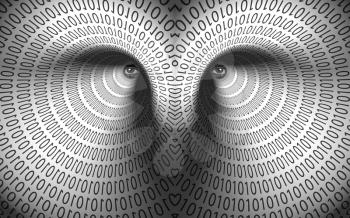 Eyes in binary tunnel