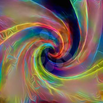 Abstract background. Swirling colors