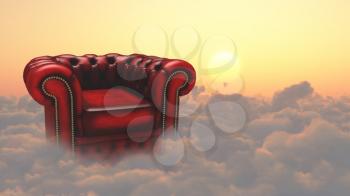 Armchair on a clouds.