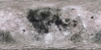 Digital shot. Moon surface. Expanded view.