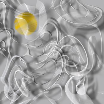 Digital abstract. Swirling forms. Artwork for creative graphic design