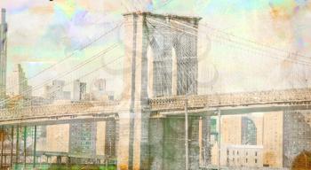 NY Brooklyn Bridge