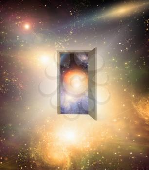 Door portal in deep space