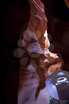 Canyon or cave Viewer. 3D rendering