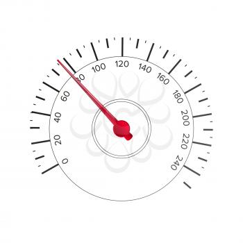 Speedometer Vector. Tachometer. For Transportation Racing Design Illustration