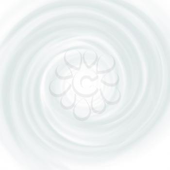 White Milk, Yogurt, Cosmetics Product Swirl Cream Illustration. Mousse Whirlpool And Vortex