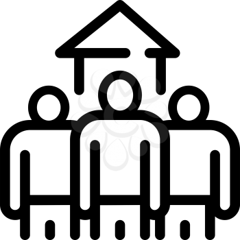house buy candidates icon vector. house buy candidates sign. isolated contour symbol illustration