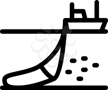 fishing industry icon vector. fishing industry sign. isolated contour symbol illustration
