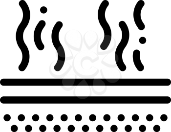 Evaporation Icon Vector. Outline Evaporation Sign. Isolated Contour Symbol Illustration