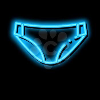 Midi Pants neon light sign vector. Glowing bright icon Midi Pants sign. transparent symbol illustration