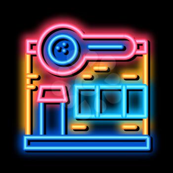 Bowling Building neon light sign vector. Glowing bright icon Bowling Building isometric sign. transparent symbol illustration