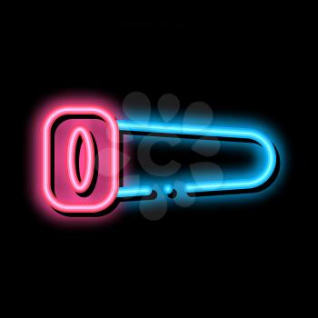 Masturbator Toy neon light sign vector. Glowing bright icon Masturbator Toy sign. transparent symbol illustration