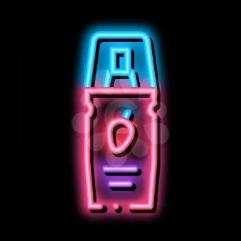 Sex Grease Bottle neon light sign vector. Glowing bright icon Sex Grease Bottle sign. transparent symbol illustration